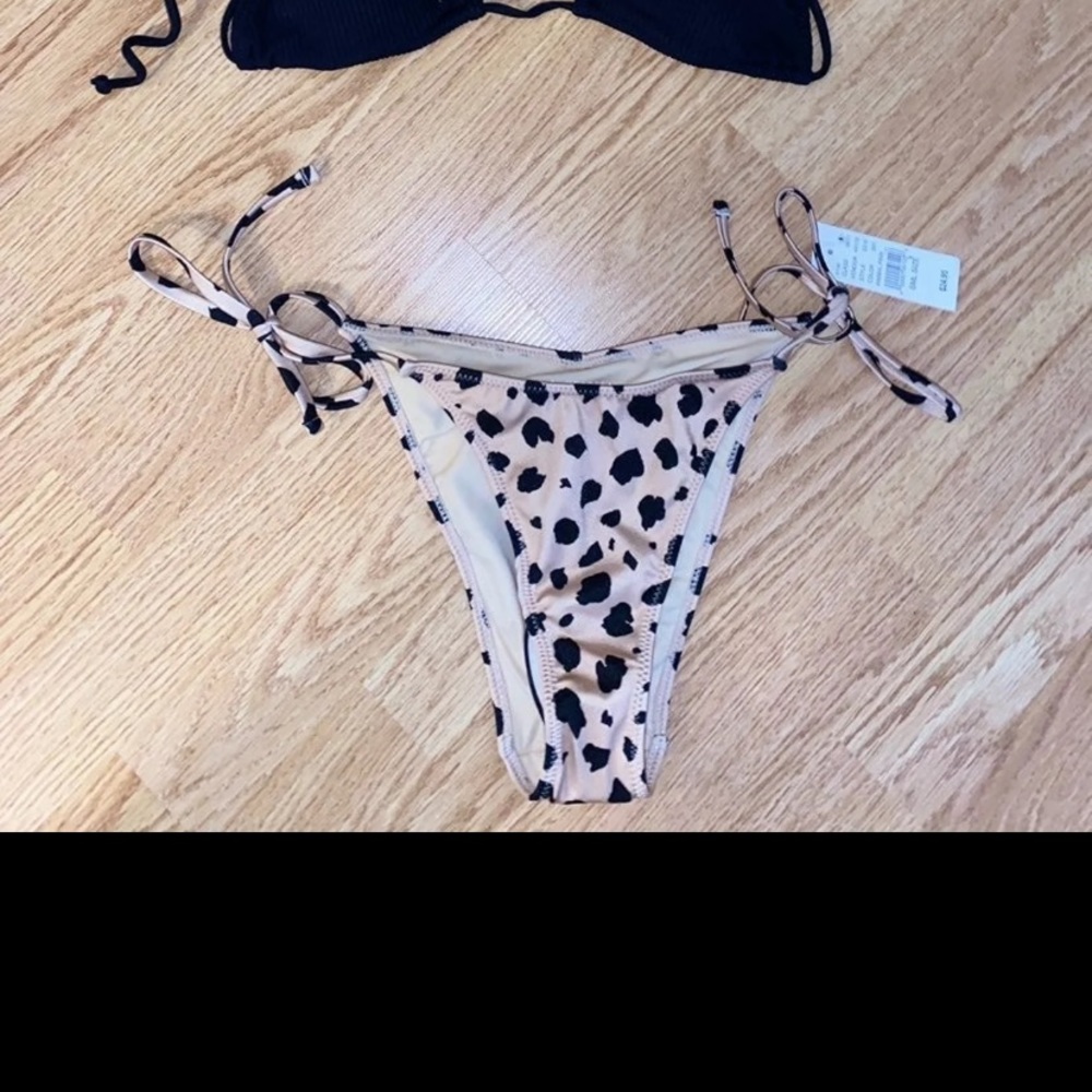 PacSun animal print bikini bottom